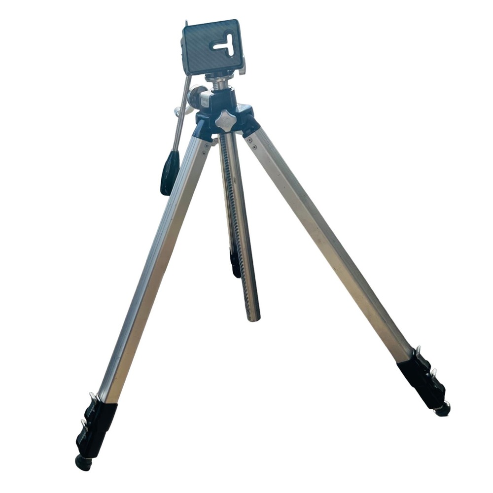 Vintage Deluxe Goldcrest 773LS Chrome Camera Tripod 50"